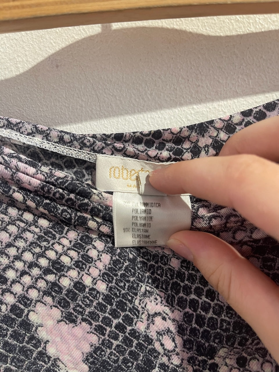 Paréo jupe Roberto Cavalli rose