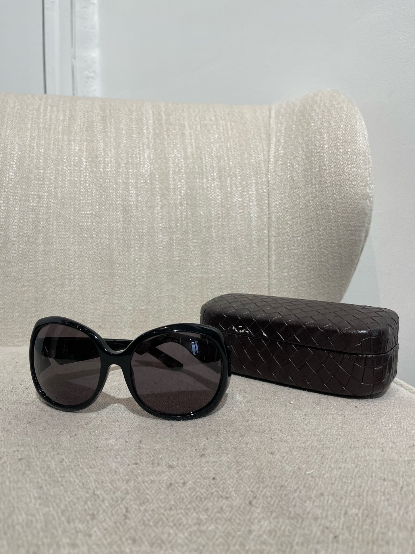 Lunettes Bottega Veneta noires