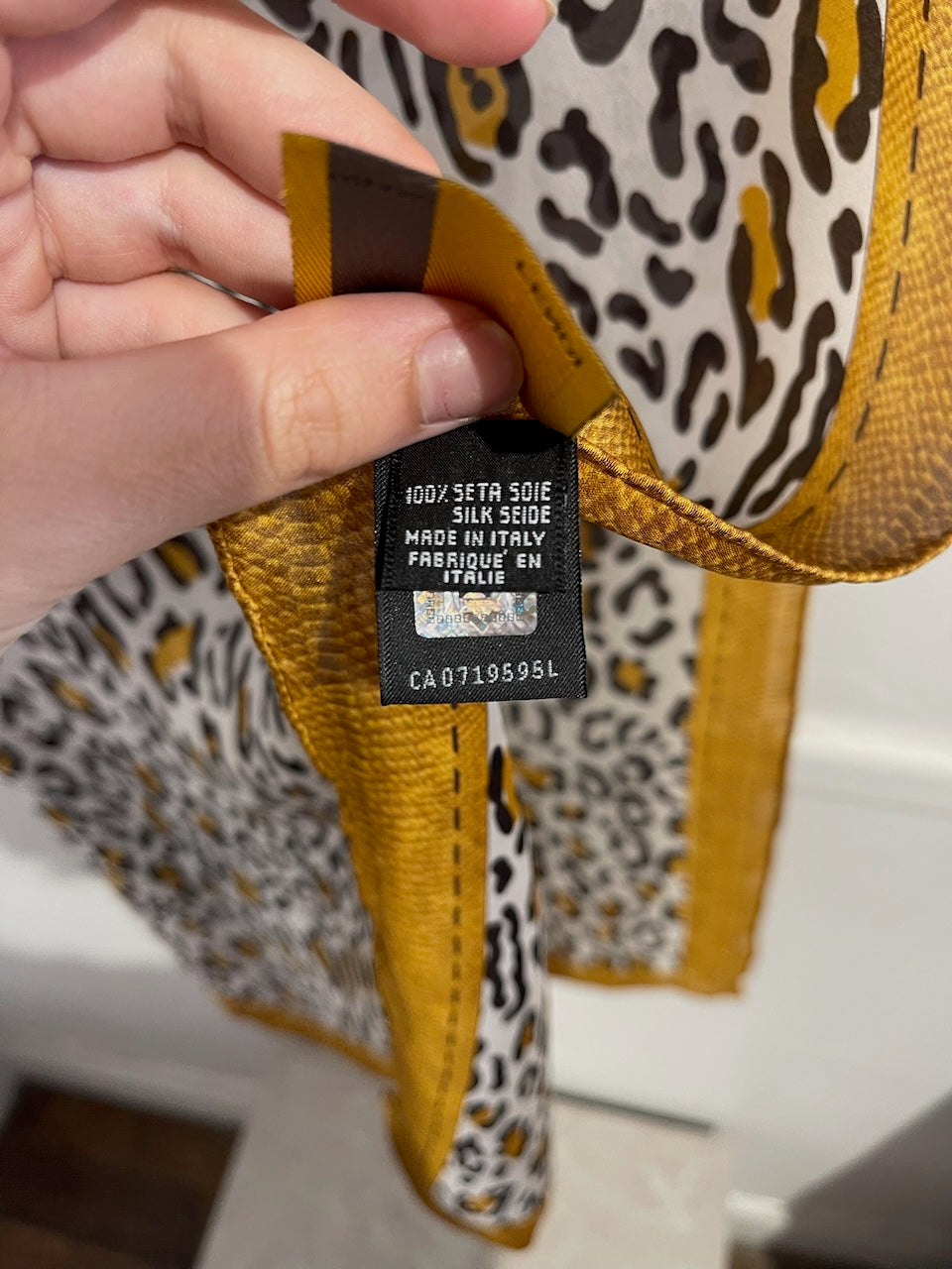 Foulard Fendi léopard