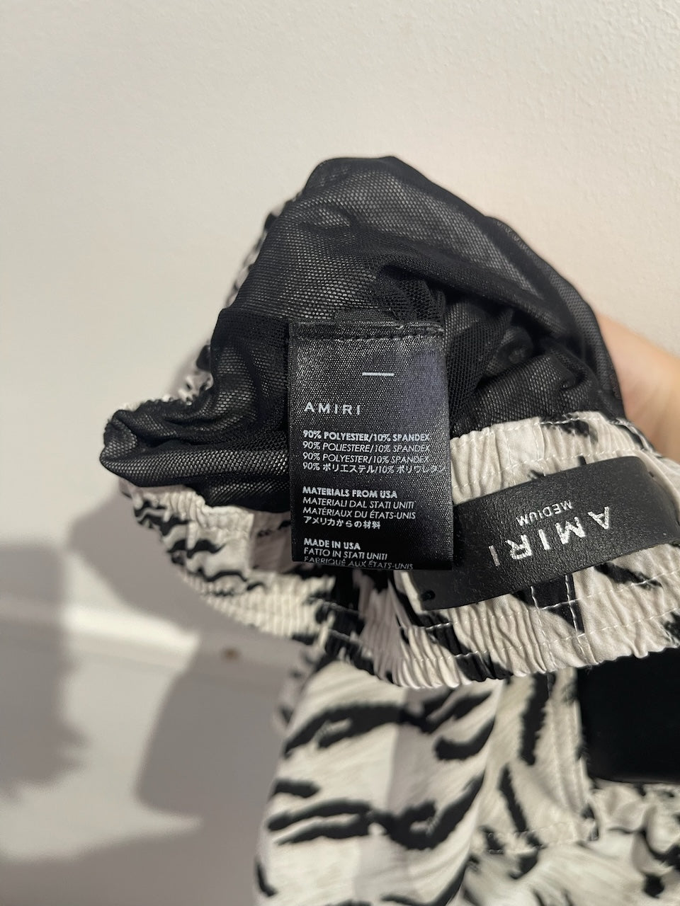 Short de bain Amiri zèbre T.M