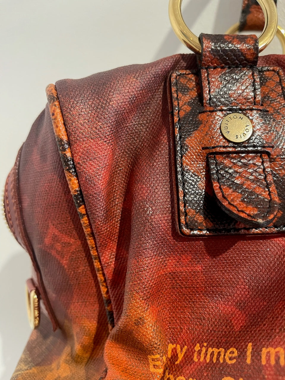 Sac Louis Vuitton Mancrazy rouge