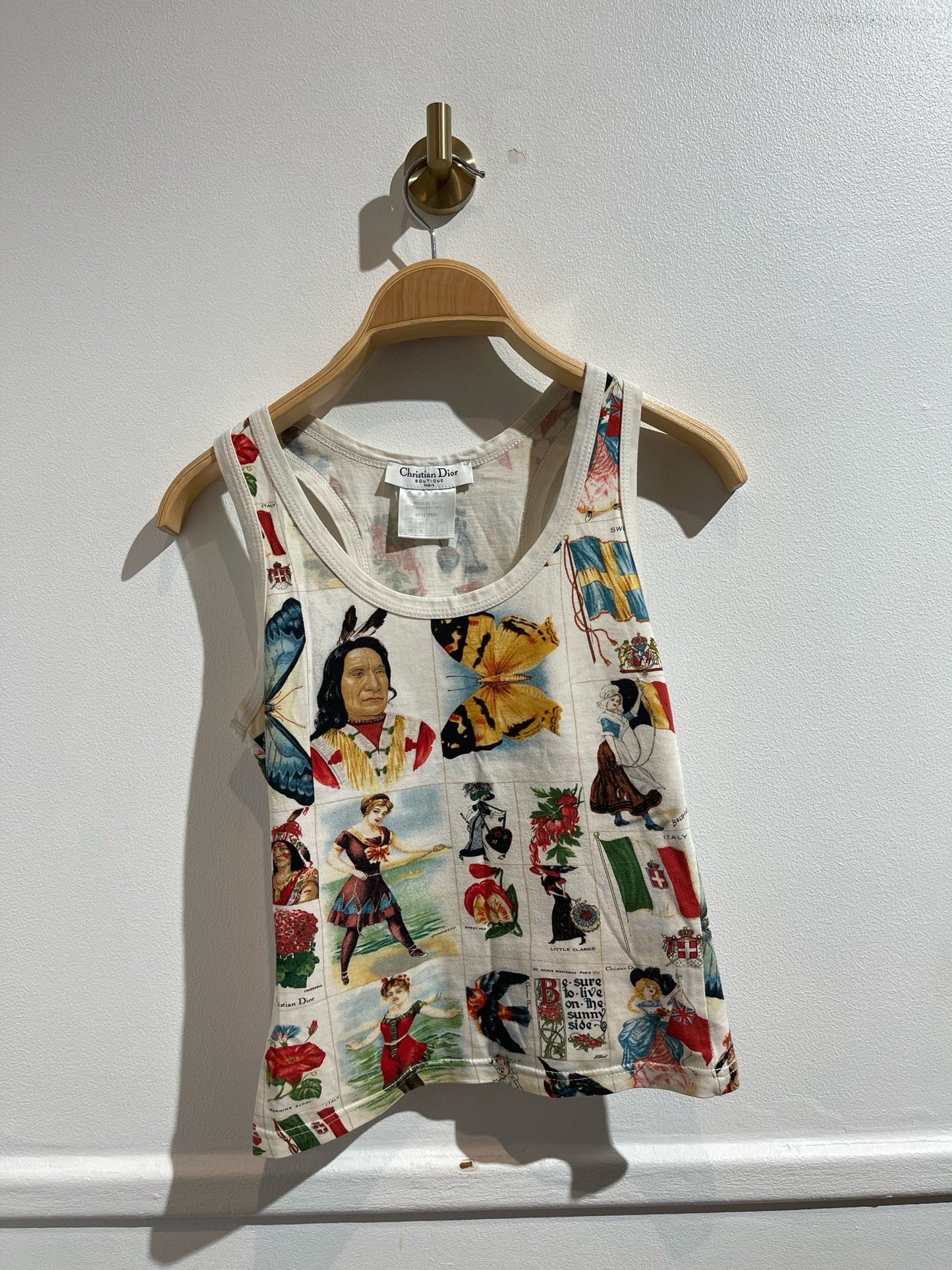 Top Dior imprimé T.36