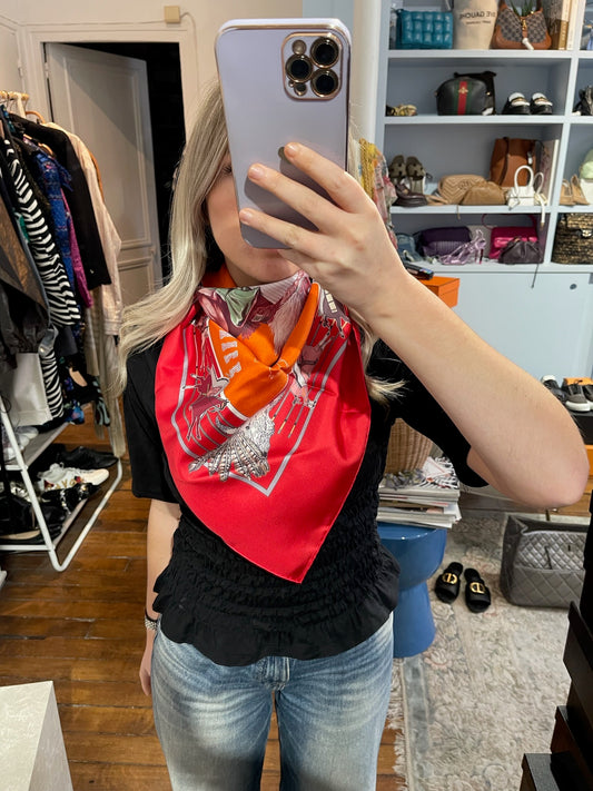 Carré Hermes Indien Double Face