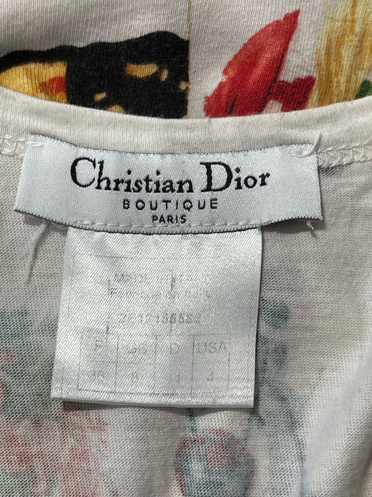 Top Dior imprimé T.36