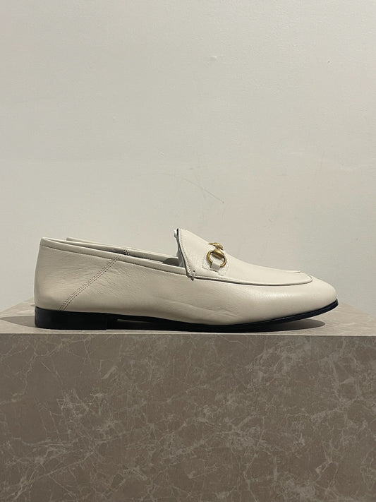Mocassins Gucci blancs T.41,5 NEUFS