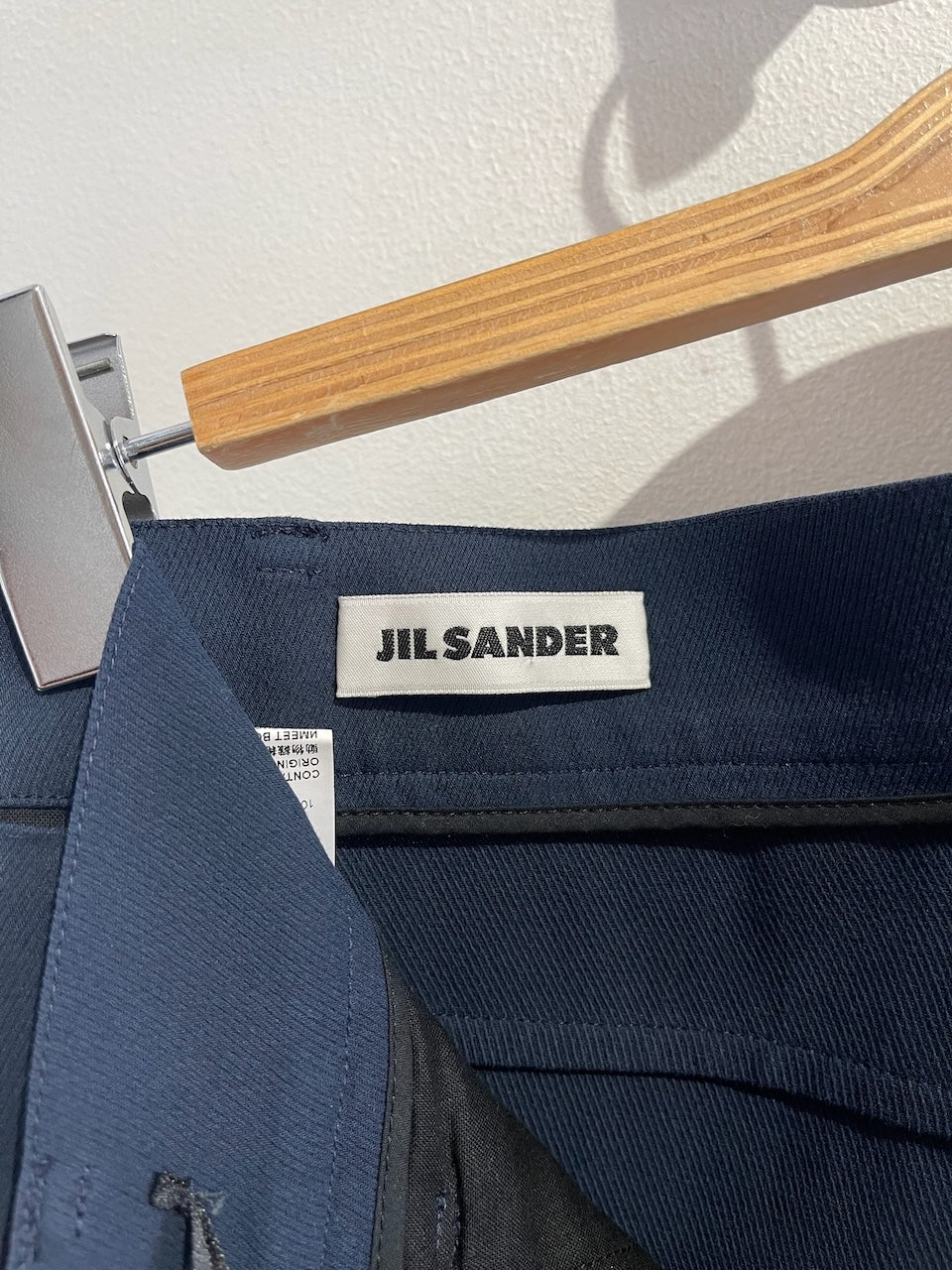 Pantalon Jil Sander bleu marine T.36