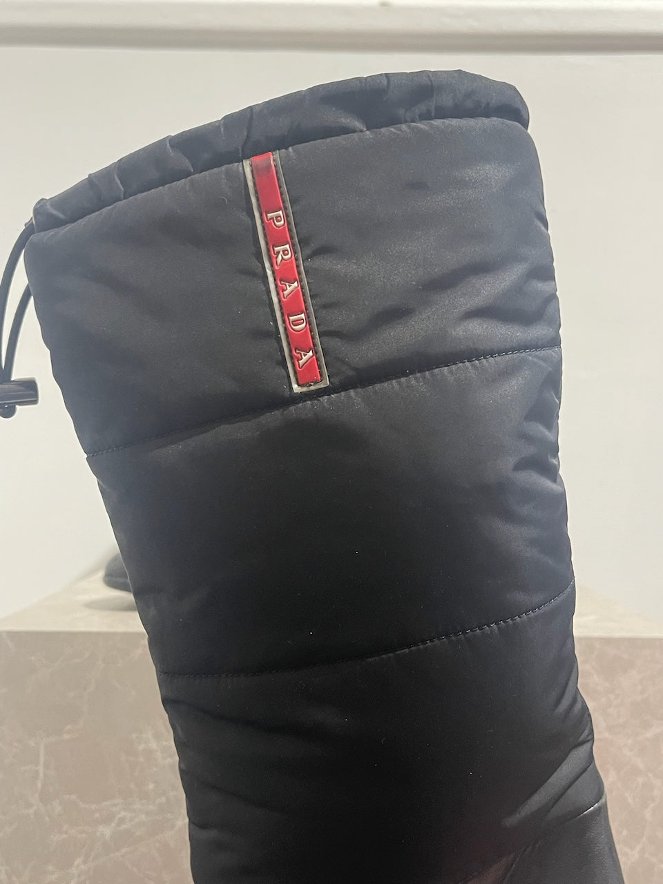 Bottes Prada noires T.39