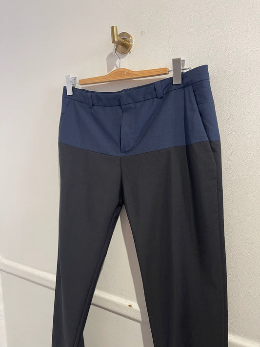 Pantalon Balenciaga noir et bleu T.40