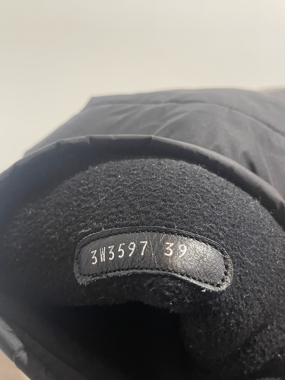 Bottes Prada noires T.39