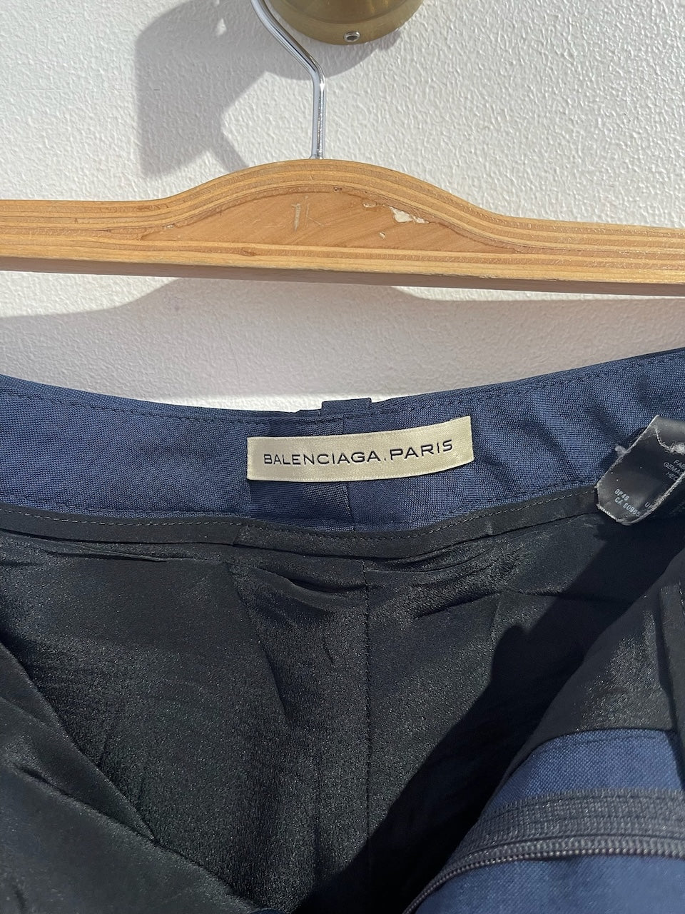Pantalon Balenciaga noir et bleu T.40