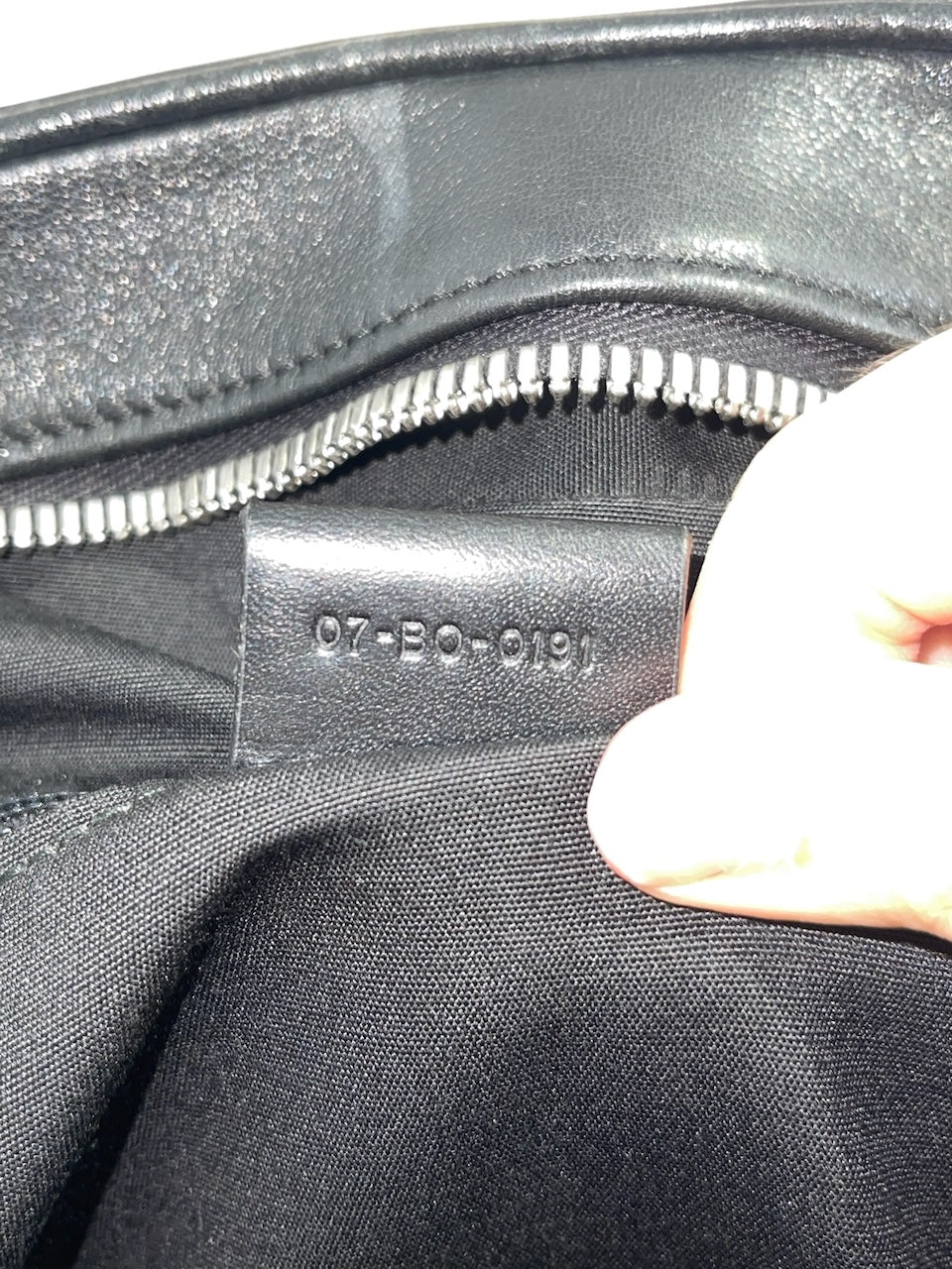 Sac porte-documents Dior noir