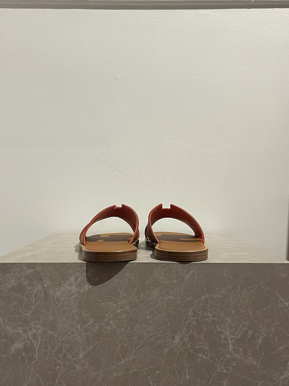 Mules Hermès Izmir camel T.39