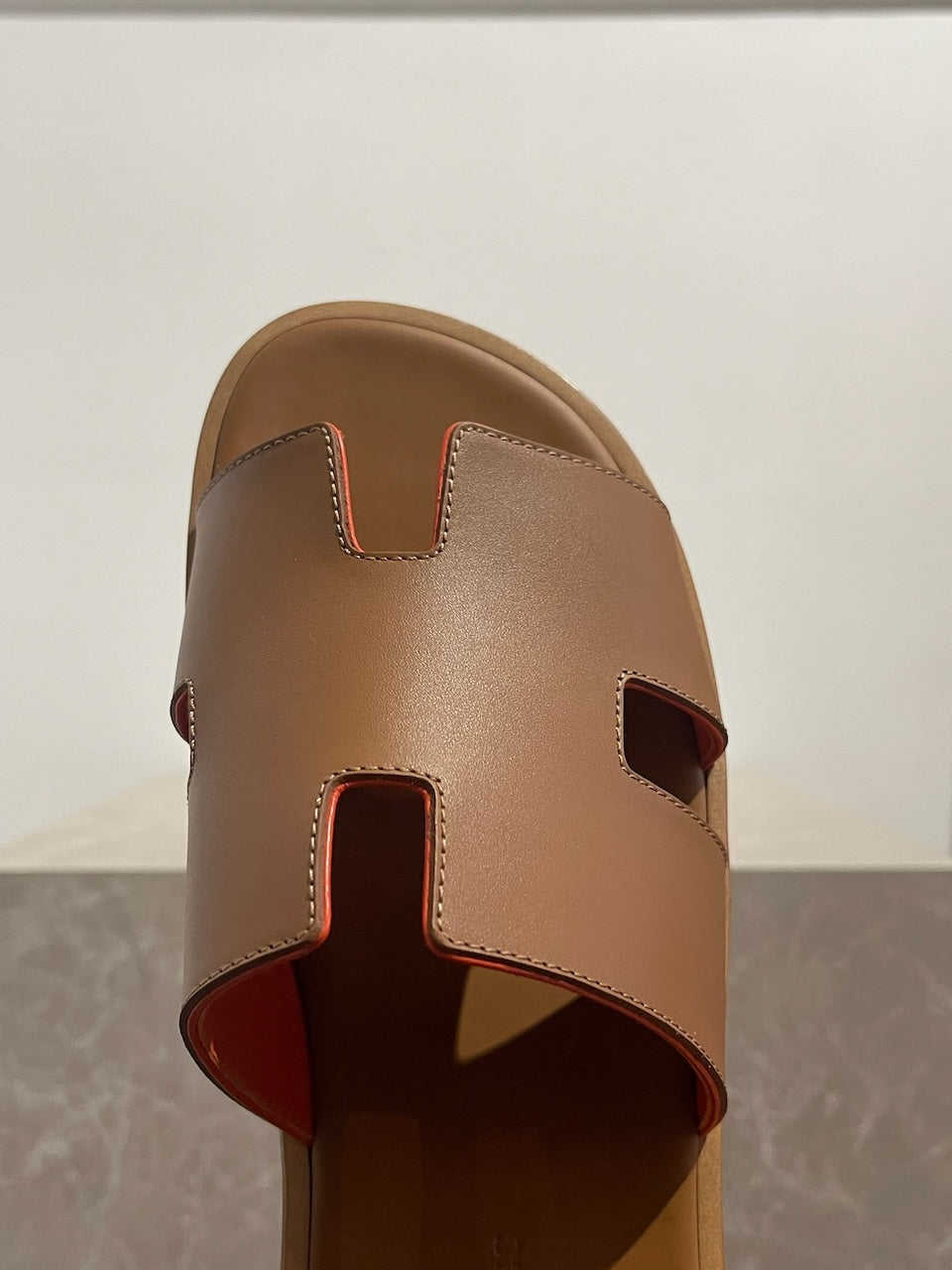 Mules Hermès Izmir camel T.39