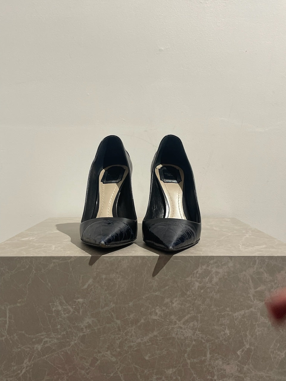 Escarpins Dior noirs T.39,5