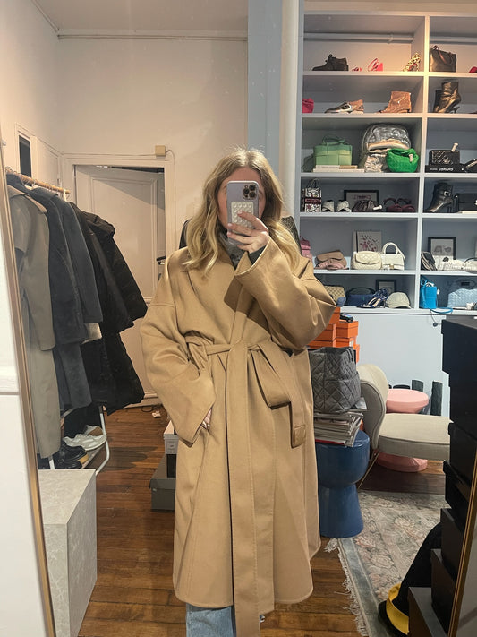 Manteau Loewe camel T.36