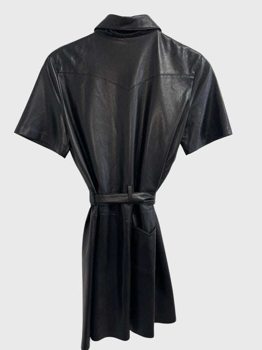 Robe Nanushka noire T.S