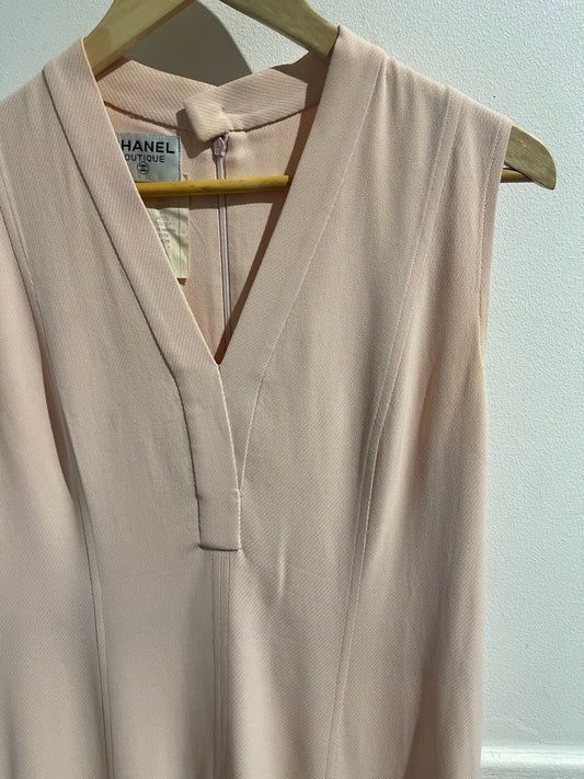 Robe Chanel rose T.42