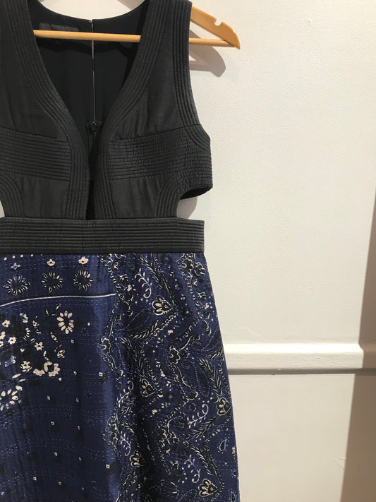 Robe Burberry bleue T.36