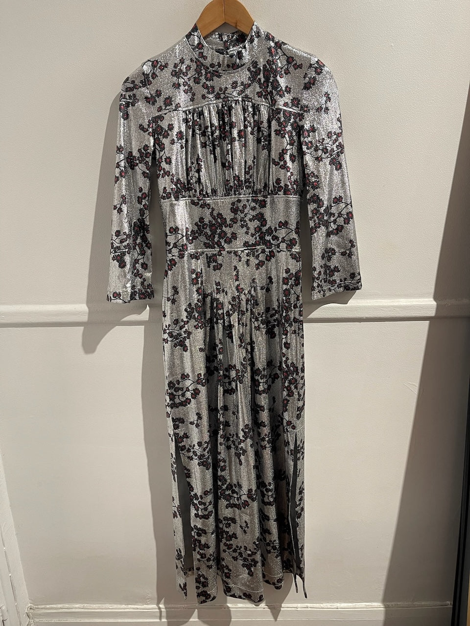 Robe Paco Rabanne argentée T.42