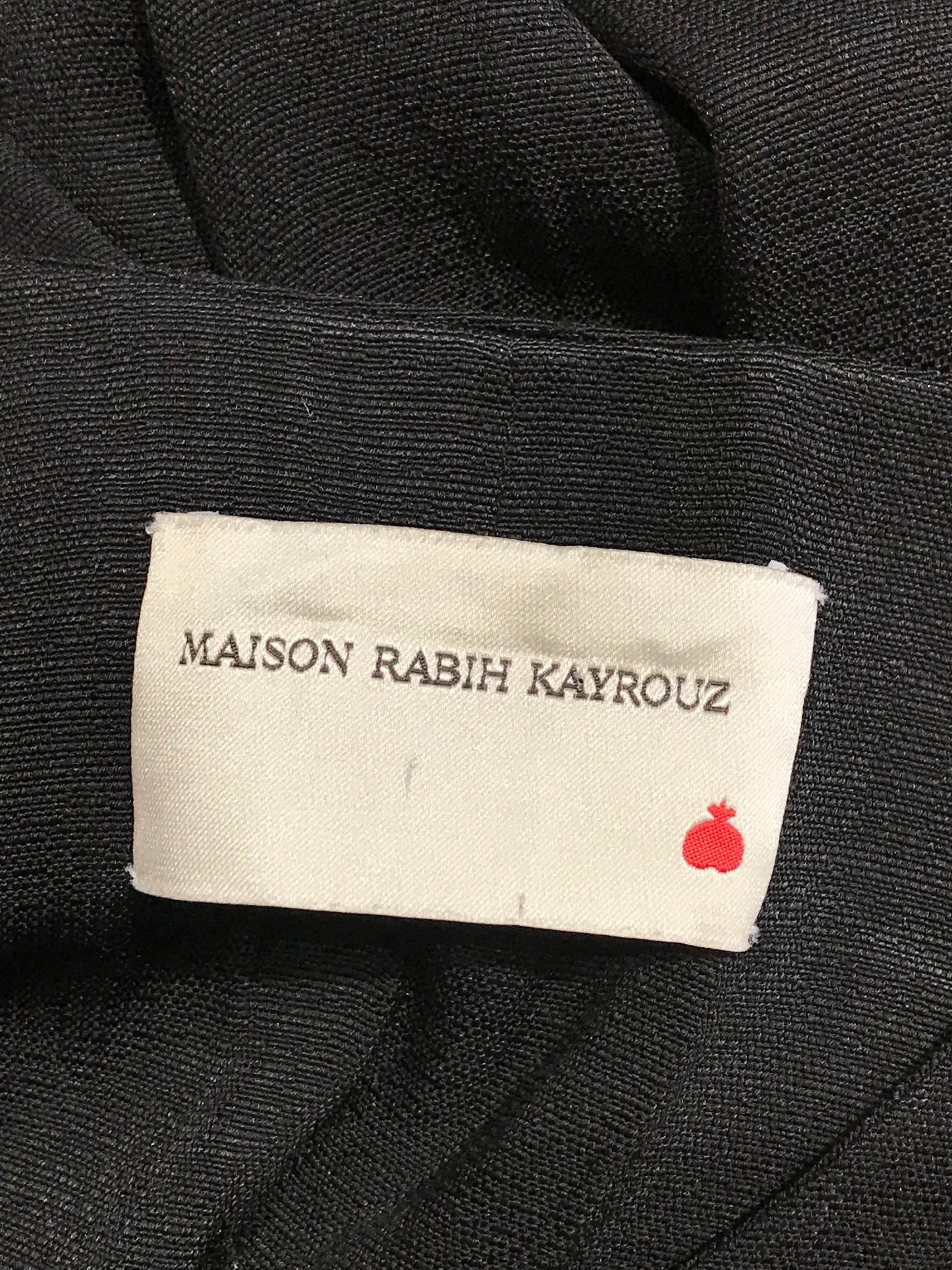 Combinaison Maison Rabih Kayrouz noire T.36