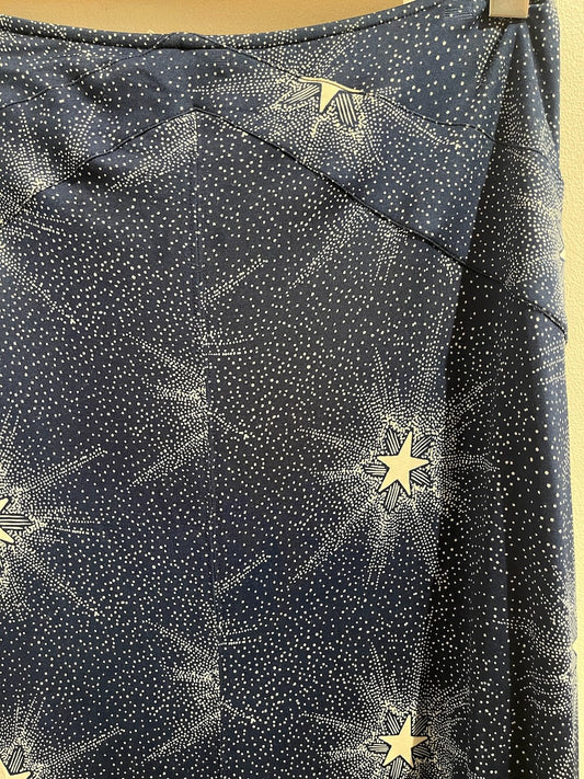 Jupe Paco Rabanne bleue T.42