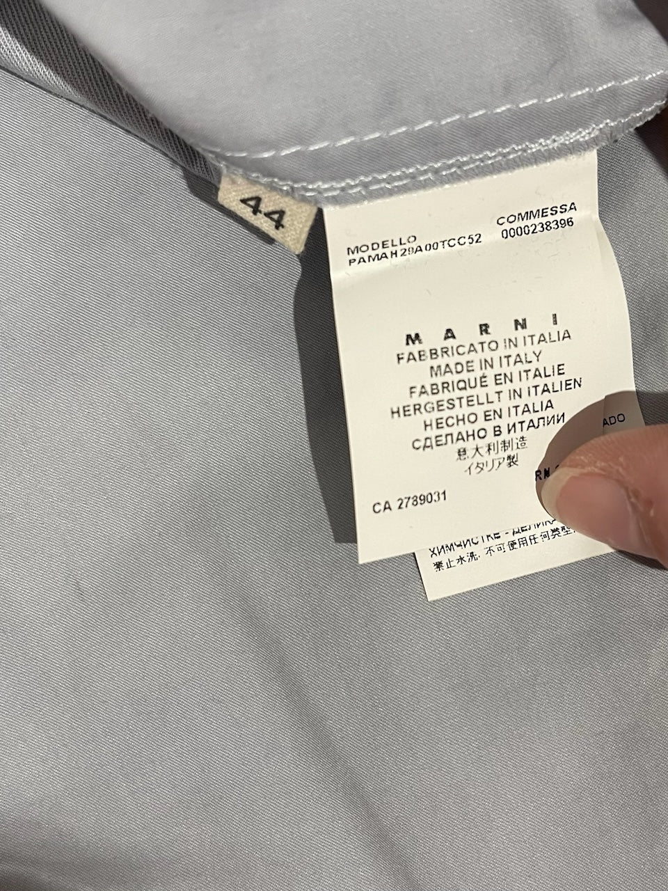 Pantalon Marni bleu T.40