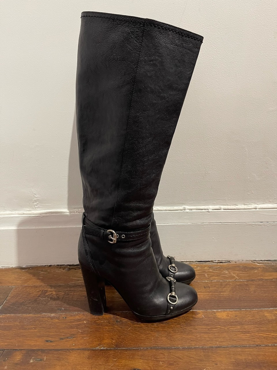 Bottes Dior noires T.40