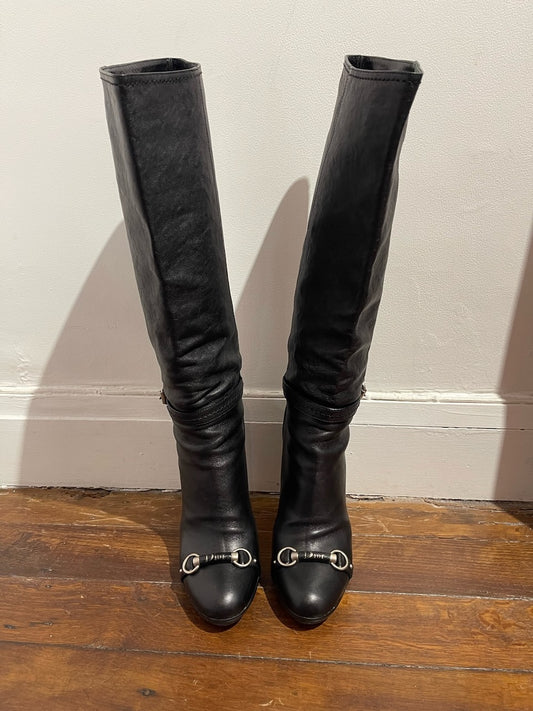 Bottes Dior noires T.40