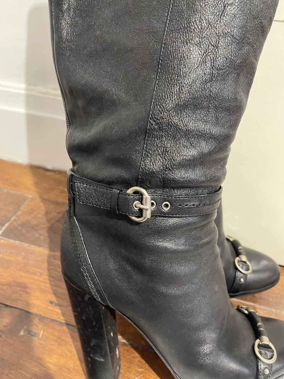 Bottes Dior noires T.40