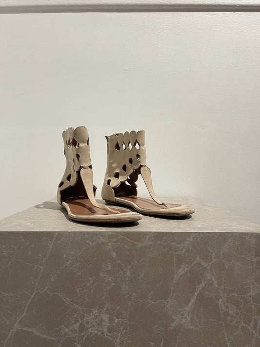 Sandales Alaia beige T.40