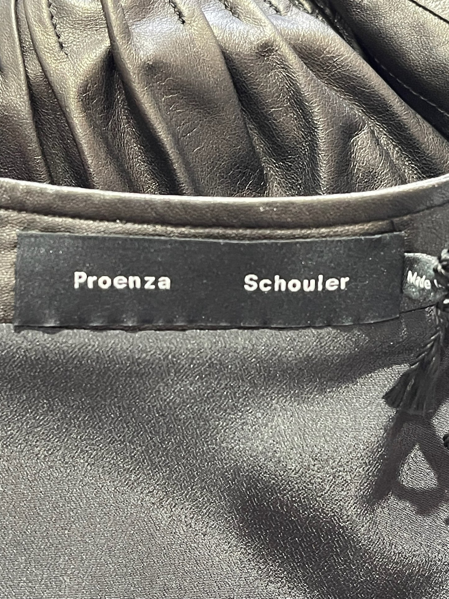 Robe Proenza Schouler noire T.38