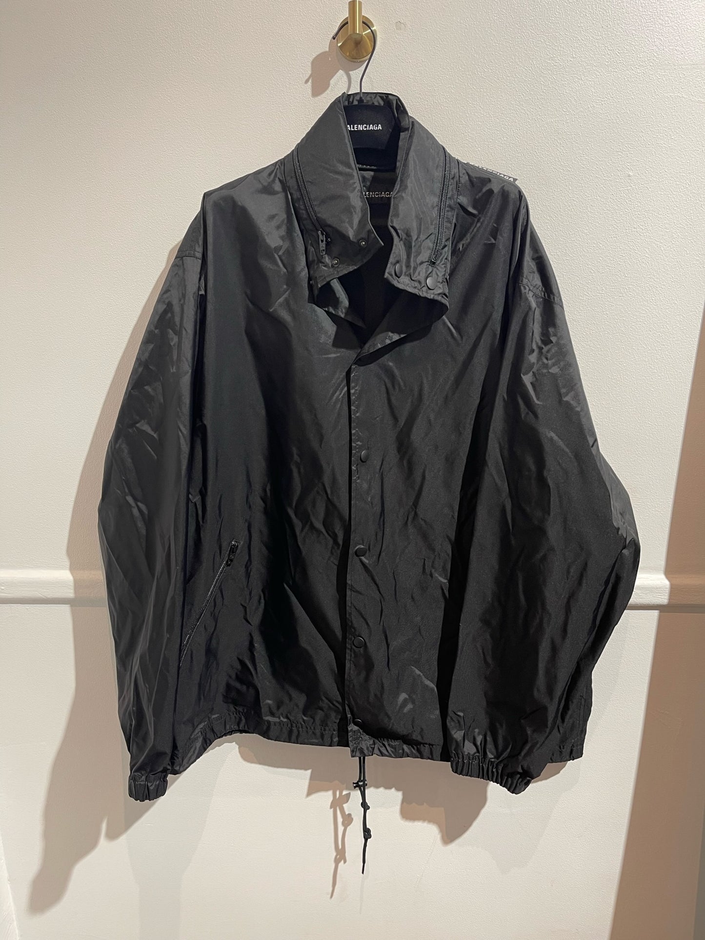 Veste impermeable Balenciaga noire T.44 Neuf