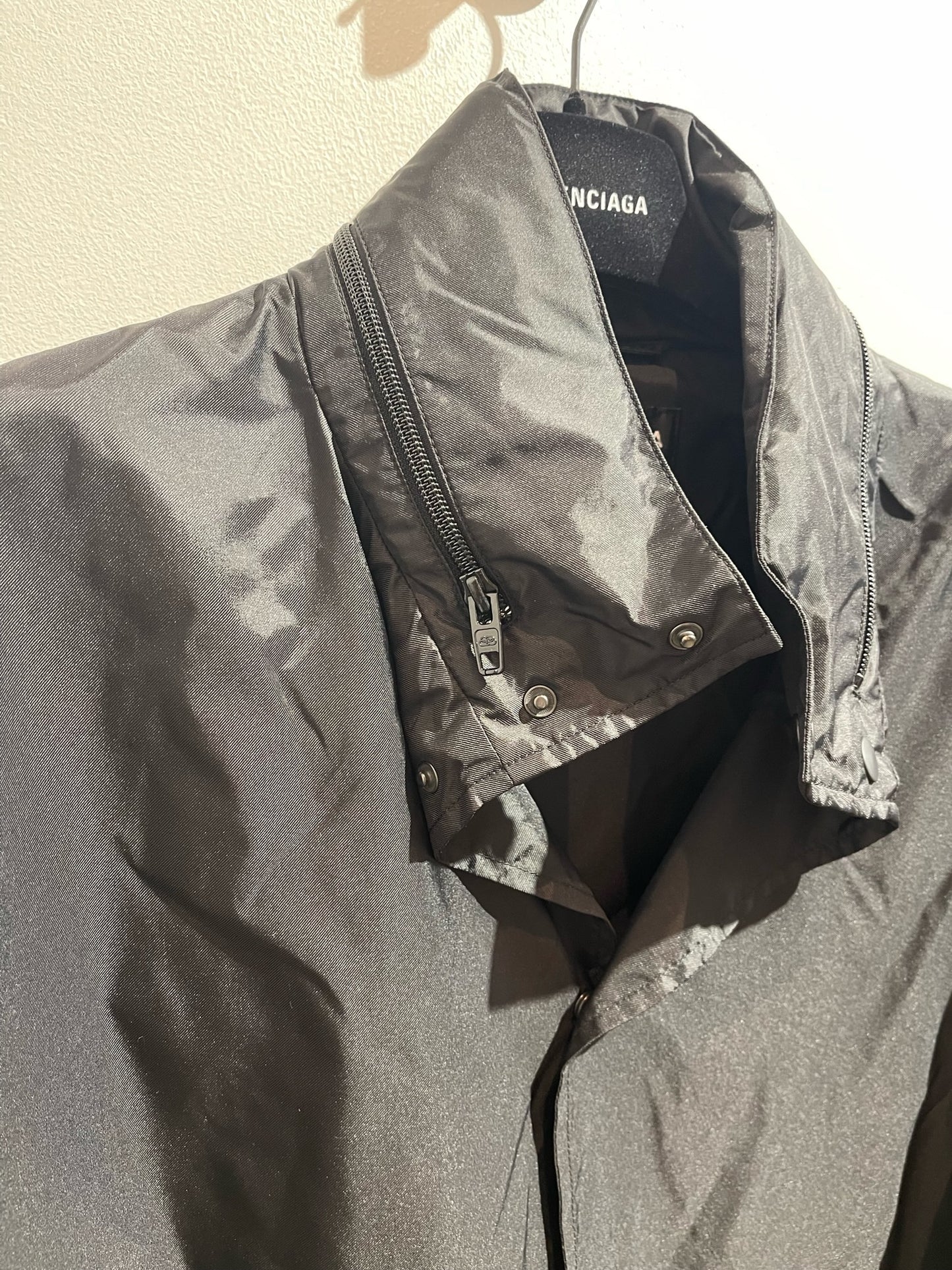 Veste impermeable Balenciaga noire T.44 Neuf
