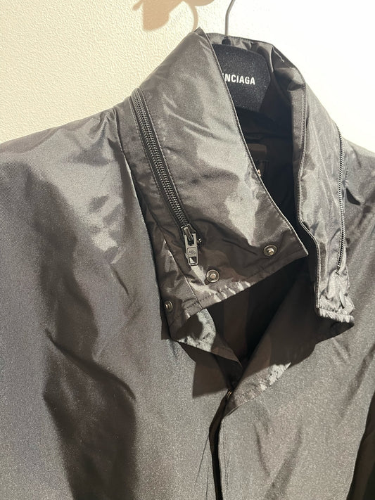 Veste impermeable Balenciaga noire T.44 Neuf