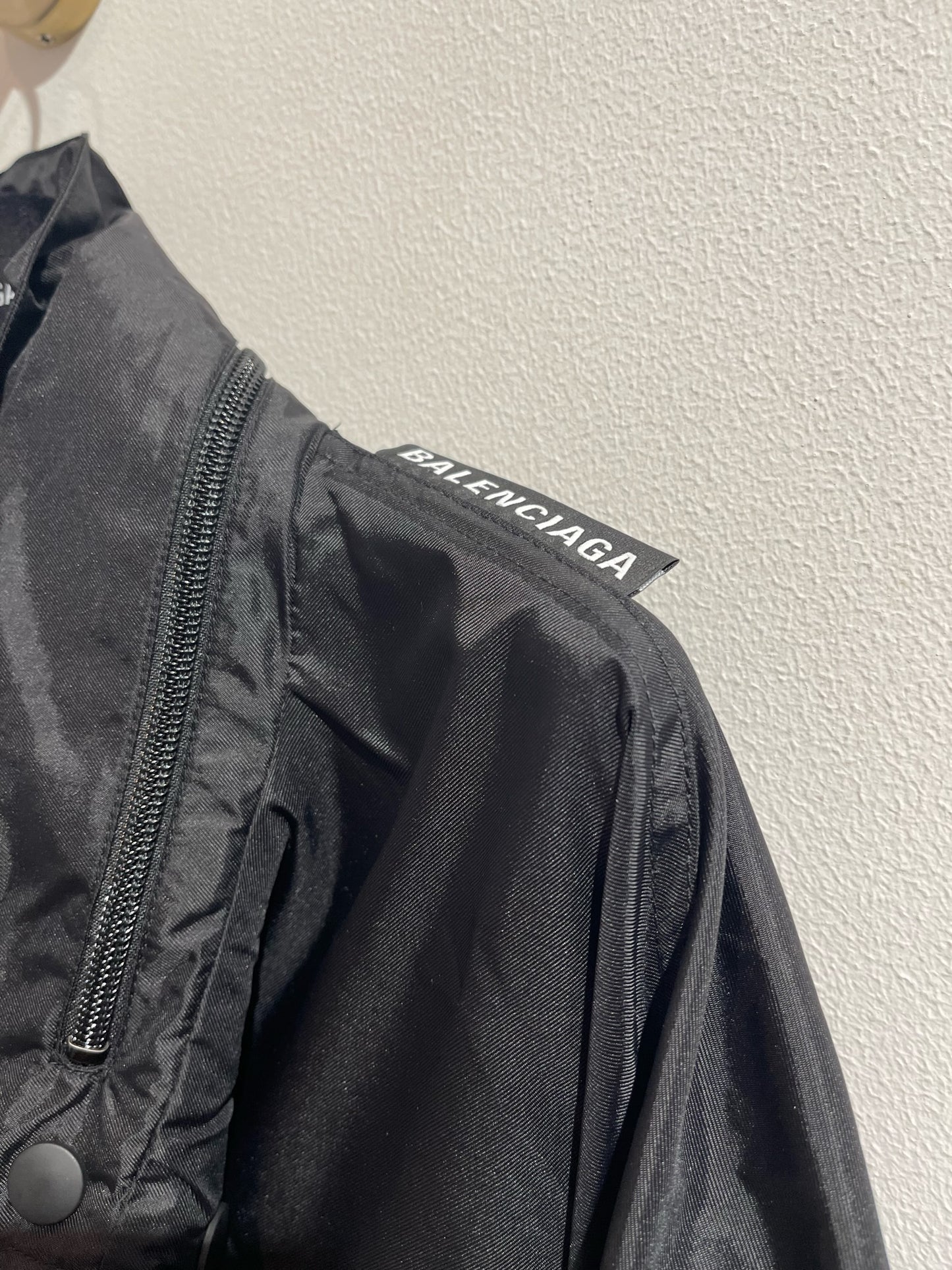 Veste impermeable Balenciaga noire T.44 Neuf