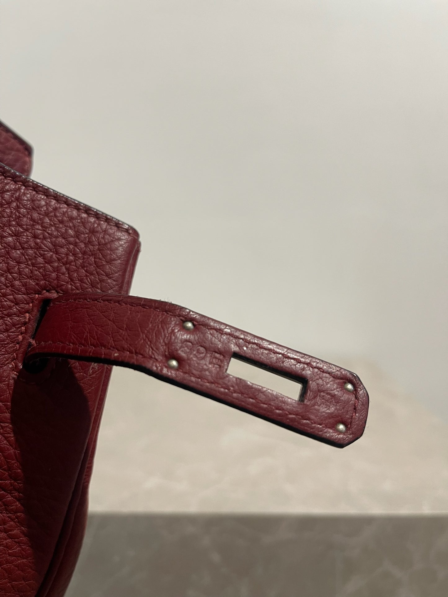 Sac Hermès Birkin 35 Rouge H