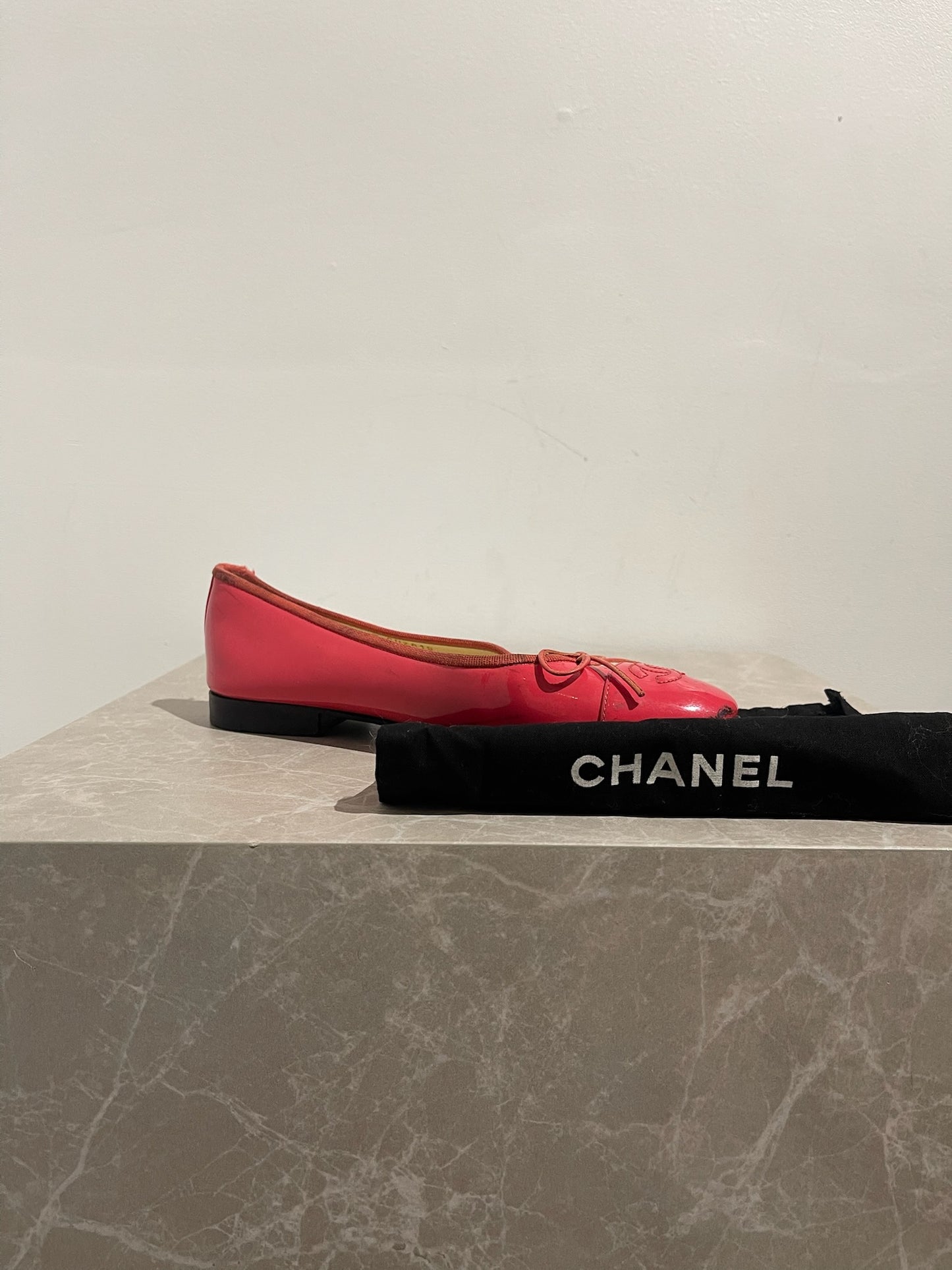 Ballerines Chanel roses T.38
