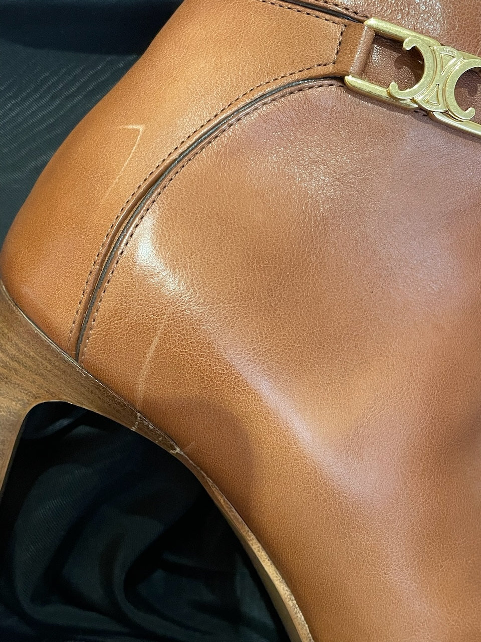 Bottines Céline camel T.36 NEUVES