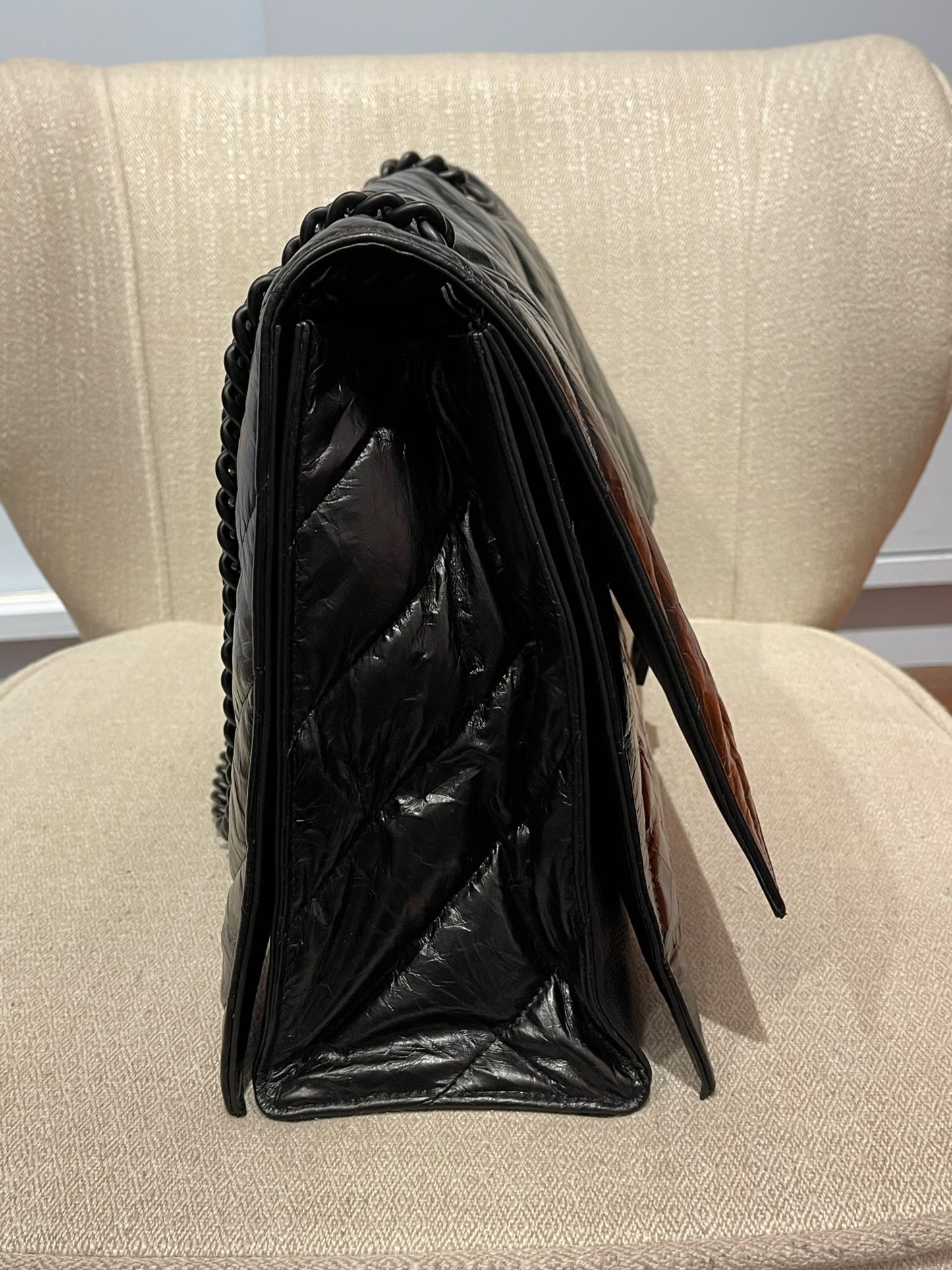 Sac Balenciaga Crush Noir