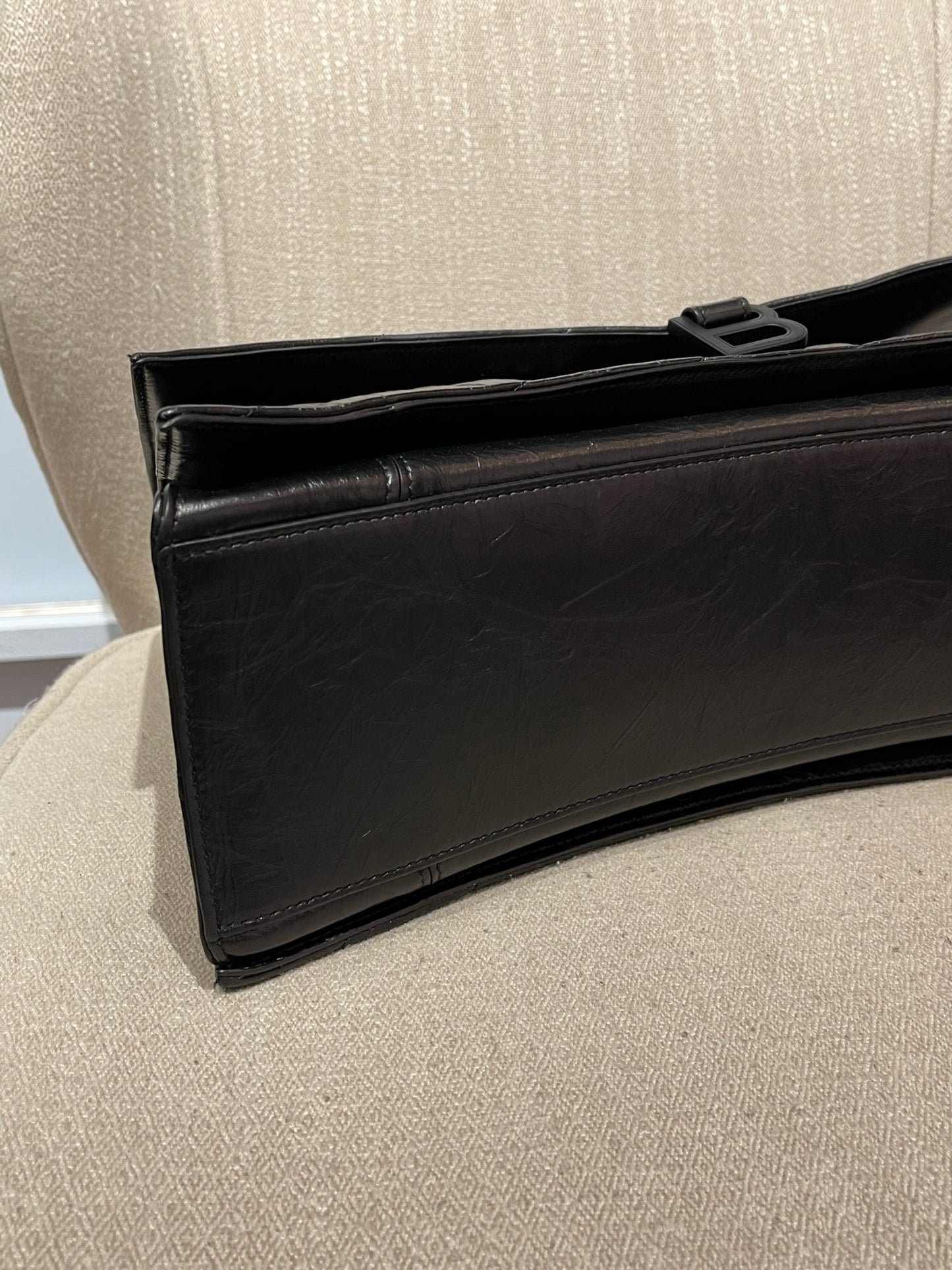 Sac Balenciaga Crush Noir