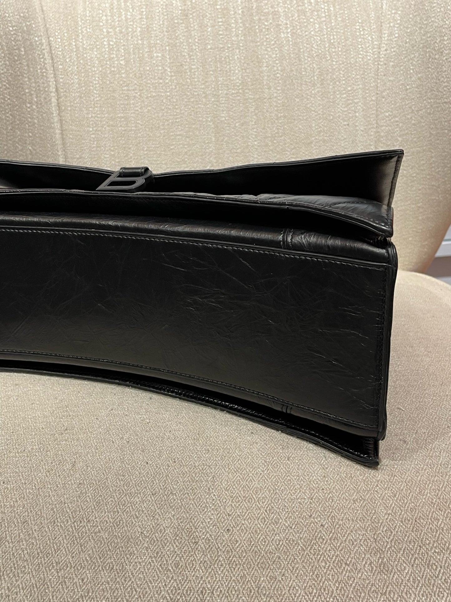 Sac Balenciaga Crush Noir
