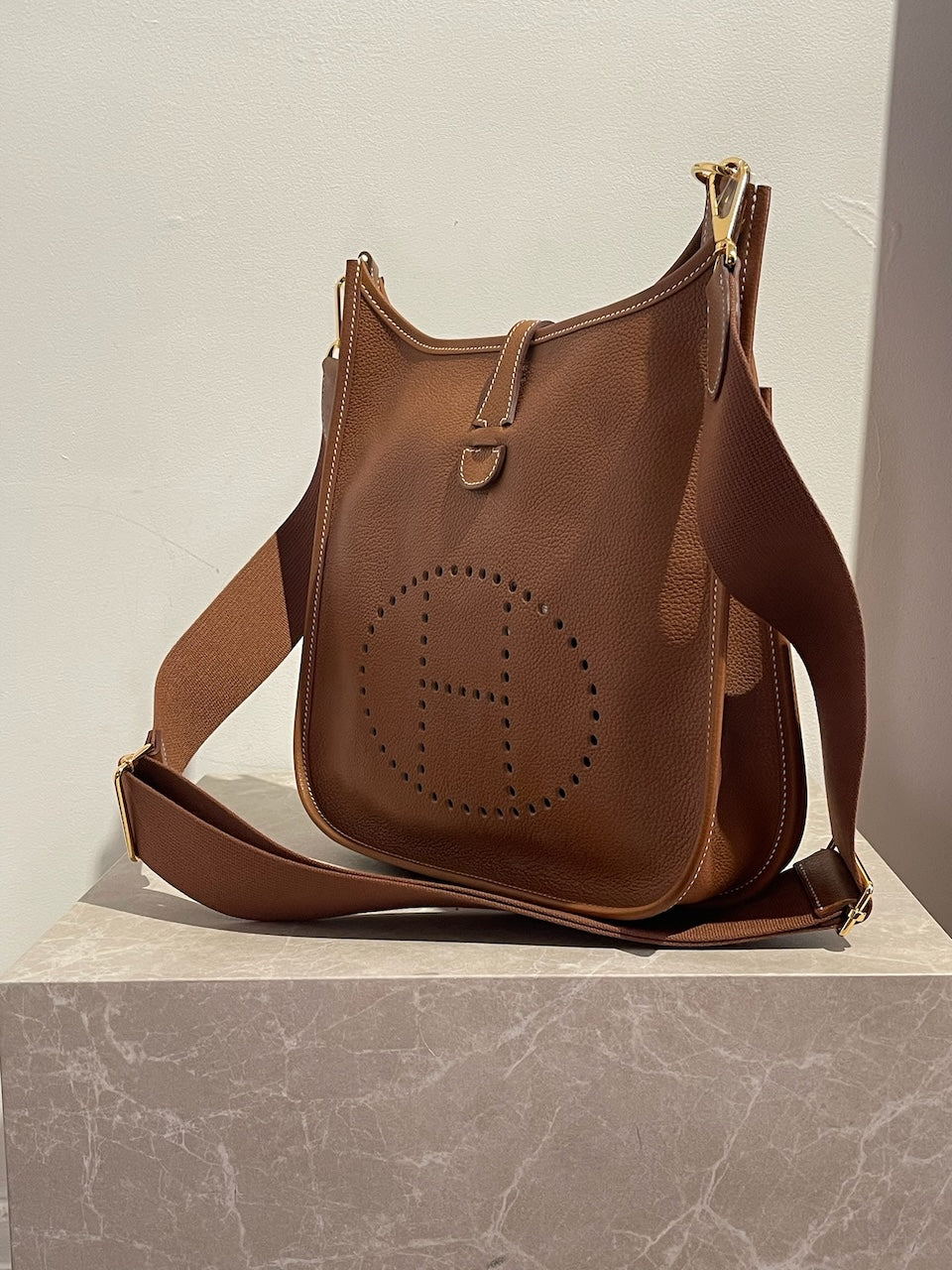 Sac Hermes Evelyne III 29 gold