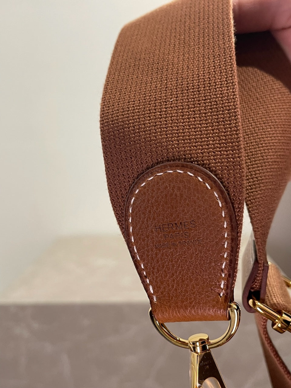 Sac Hermes Evelyne III 29 gold