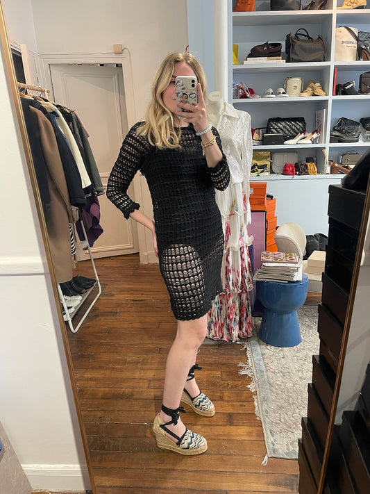 Robe Isabel Marant noire T.S