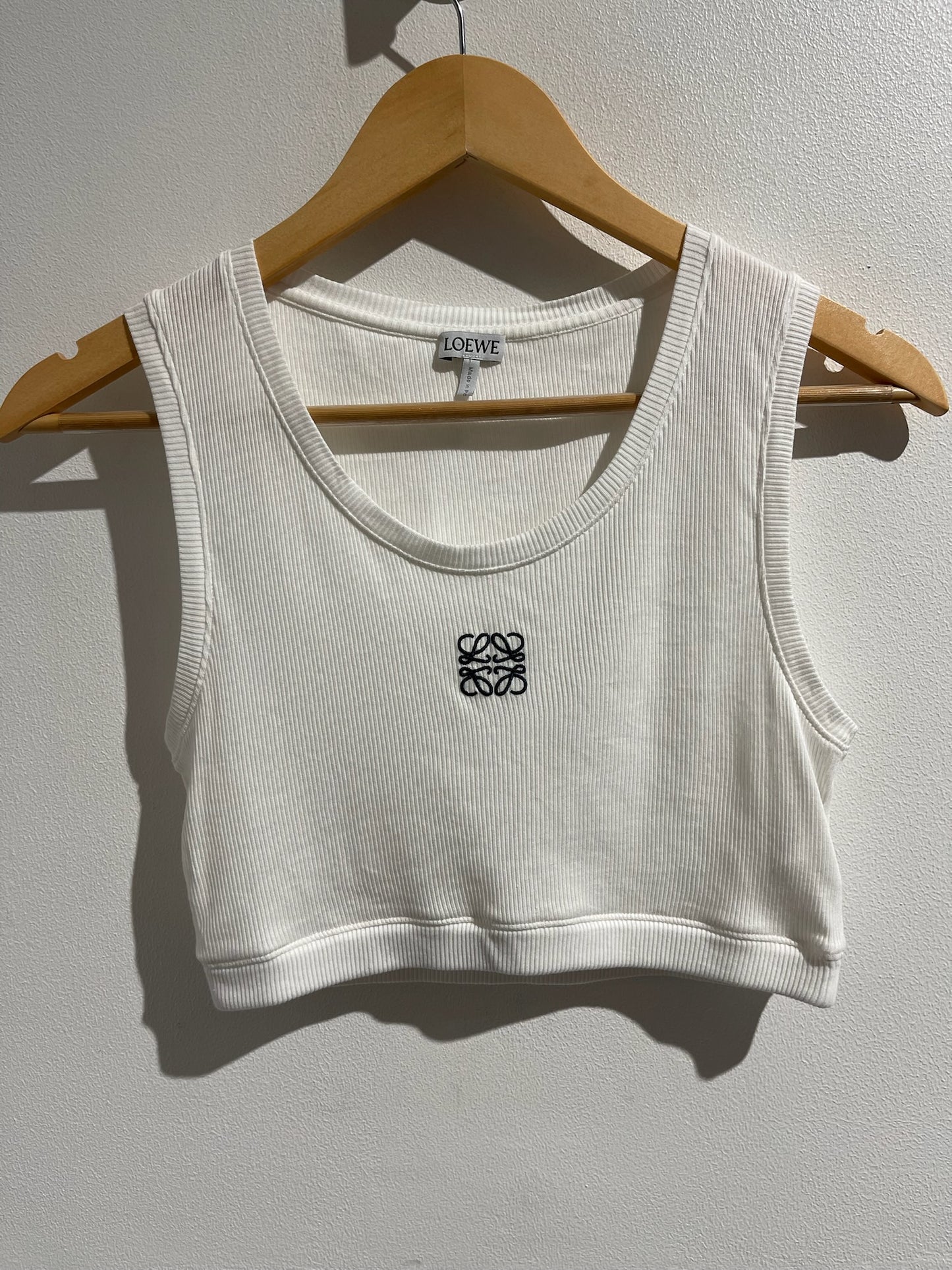 Crop top Loewe blanc T.S