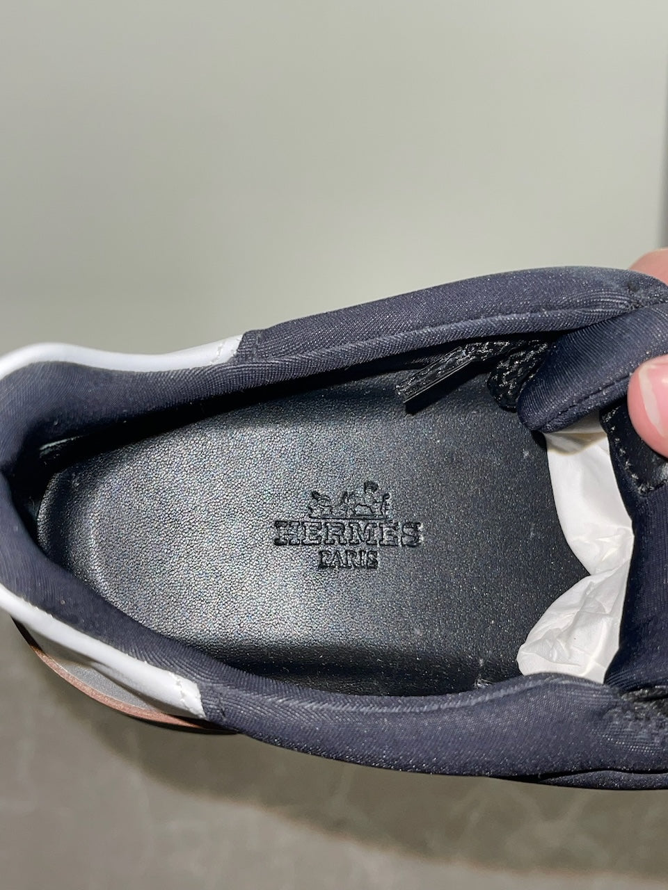 Baskets Hermès noires T.37,5
