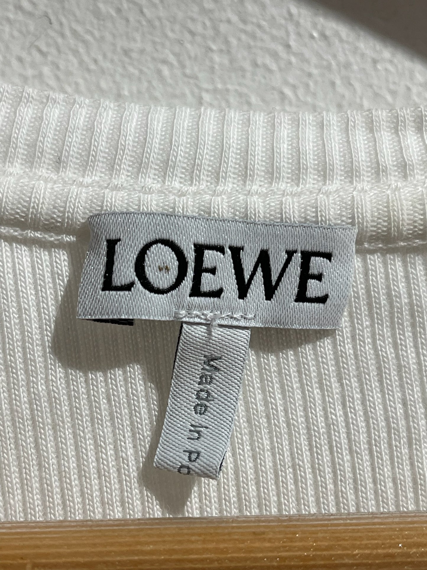 Crop top Loewe blanc T.S