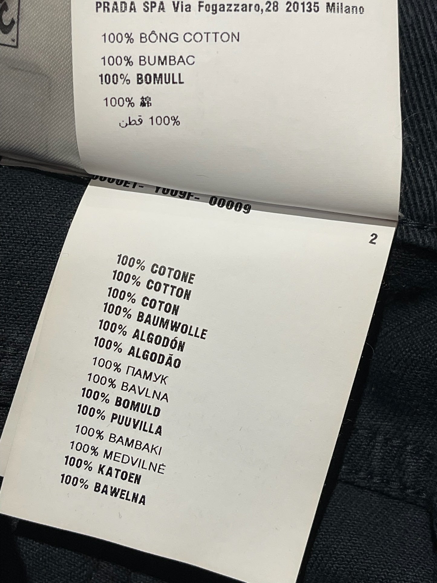 Jeans Miu Miu bleu marine T.38