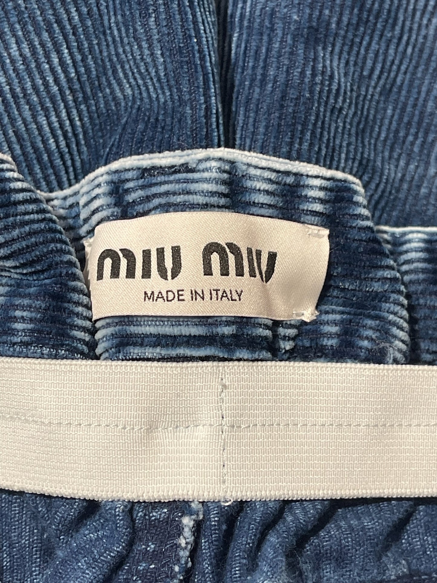 Short Miu Miu bleu T.36