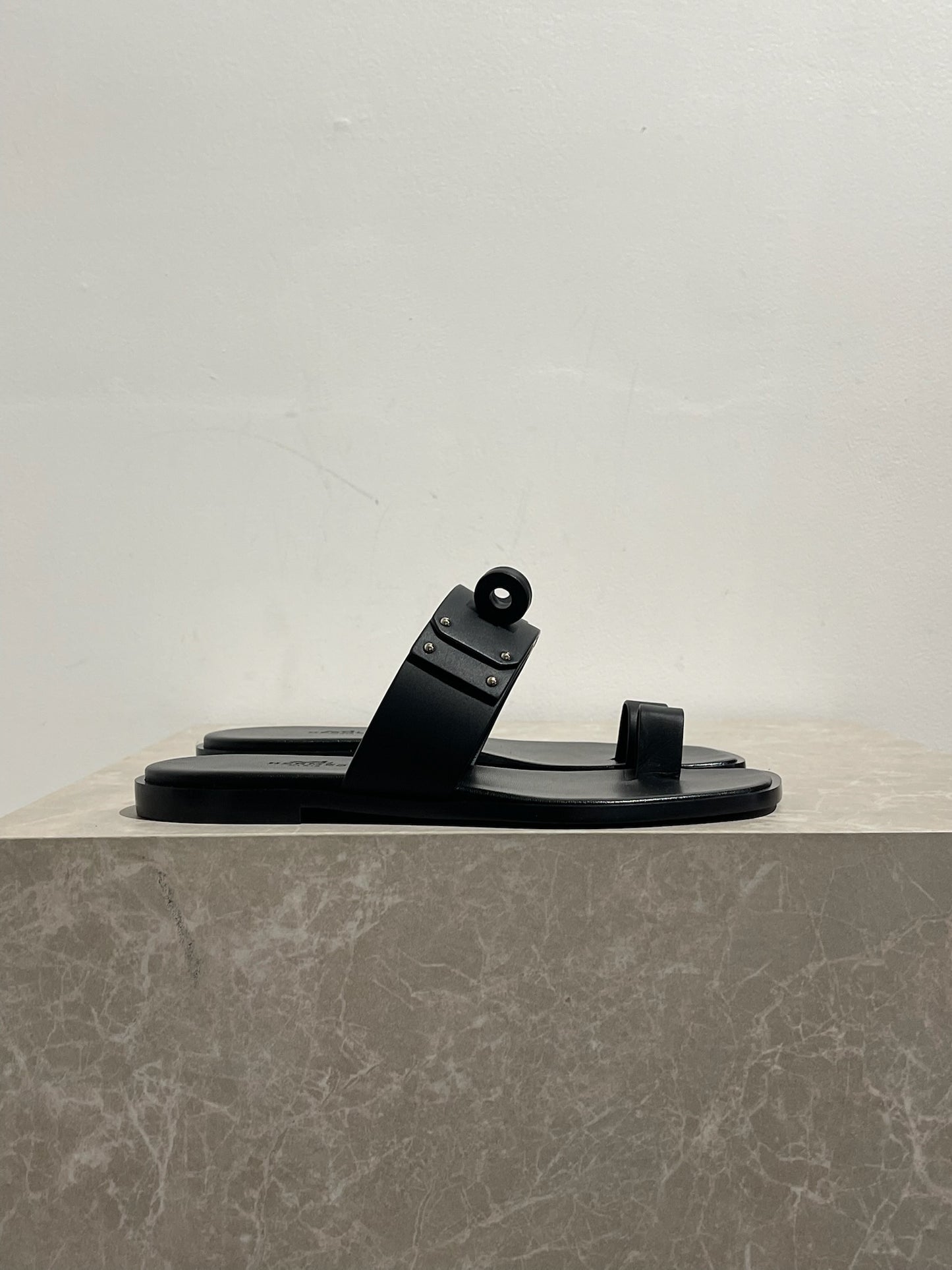 Sandales Hermes July noires T.36